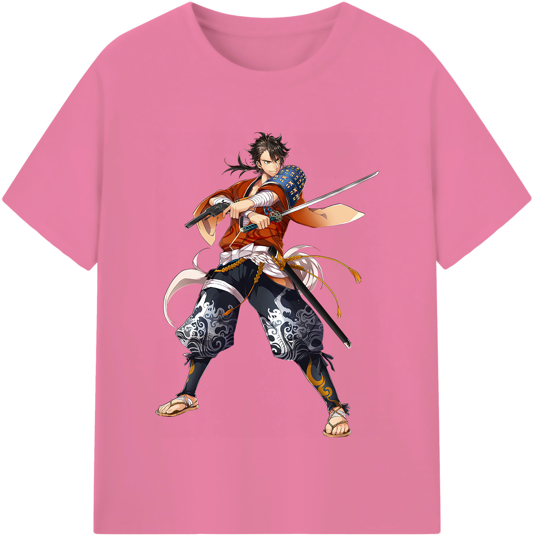 （画像用） 刀剣乱舞 Touken Ranbu 綿100％半袖Tシャツ（フロントプリント）